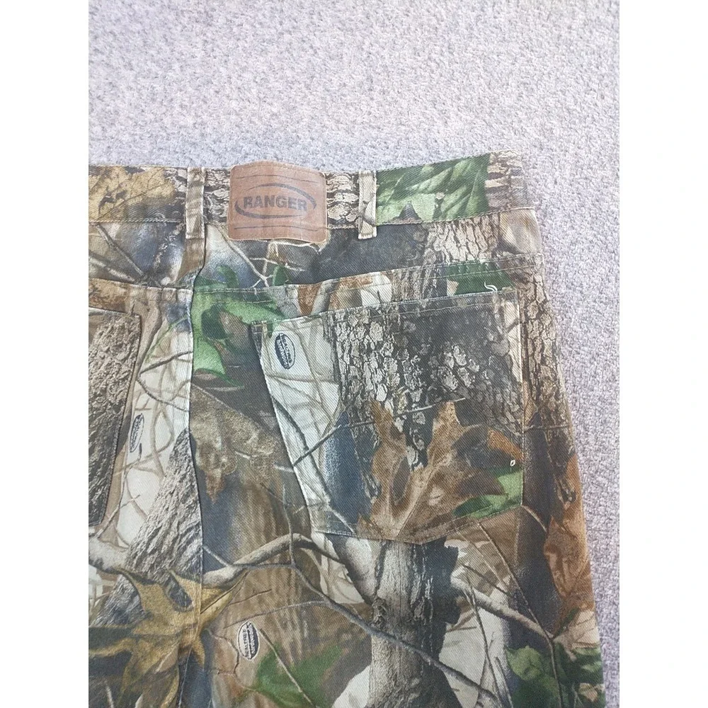 RealTree Hardwoods Camo Pants Mens 34x29 Brown Green Forest Camouflage Hunting